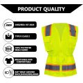 Dames ansi hi vis yellow werkveiligheid vest