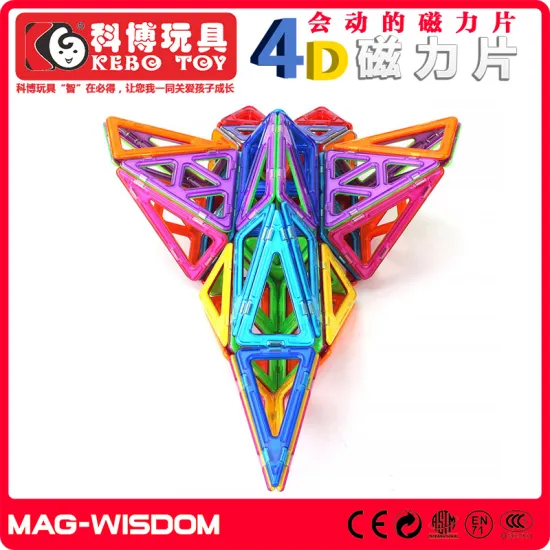 Magnetic building tile blocks magna tiles for children