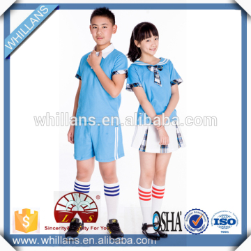 Pure young girl school wear fashion student clothing uniform