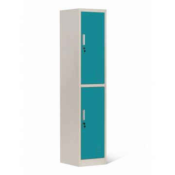 Single Tall Locker Cabinet 2 Compartment