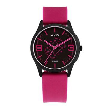 Silicone Watch with Pink Strap, Customized Logos Accepted, OEM/ODM Orders Welcomed