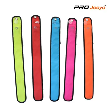 Reflective Blue Woven Fabrics Sport Waist Belt