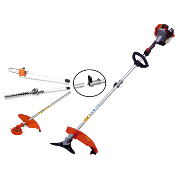 25.4CC MULTI-SYSTEM 4 IN 1 Gas Brushcutter Hedge Trimmer Chain Saw Pruner