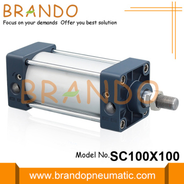 SC100X10 Airtac Type Air Pneumatic Cylinder Double Acting