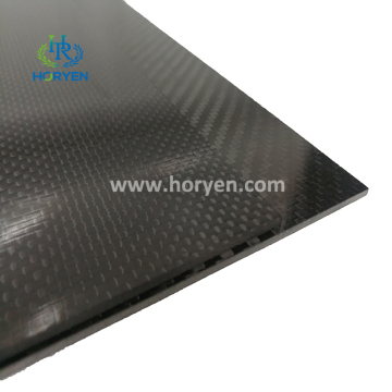 1 mm de 2 mm de 3 mm espesor 3k placa de fibra de carbono