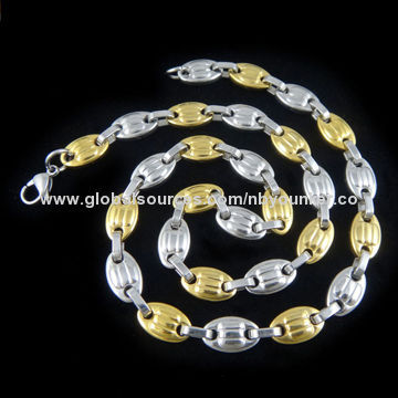 316L stainless steel necklaces, wholesale, OEM and ODM orders are welcome