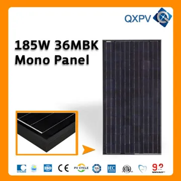 36V 185W Black PV Solar Module