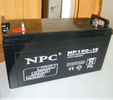 Free Sealed lead-acid accumulator battery 100AH 12V NP100-12