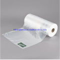 4 Roll 350/Bag 12" X 20" Plastic Produce Clear Bag on Roll Kitchen Food Fruits