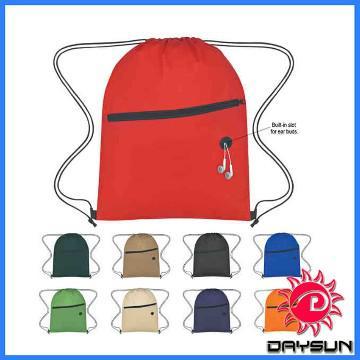 Waterproof polyester drawstring toggle bags