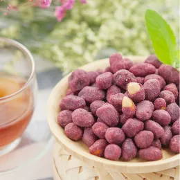 2019 HACCP Ganyuan Brand Hot Sale Snack Purple potato Flavor Peanuts