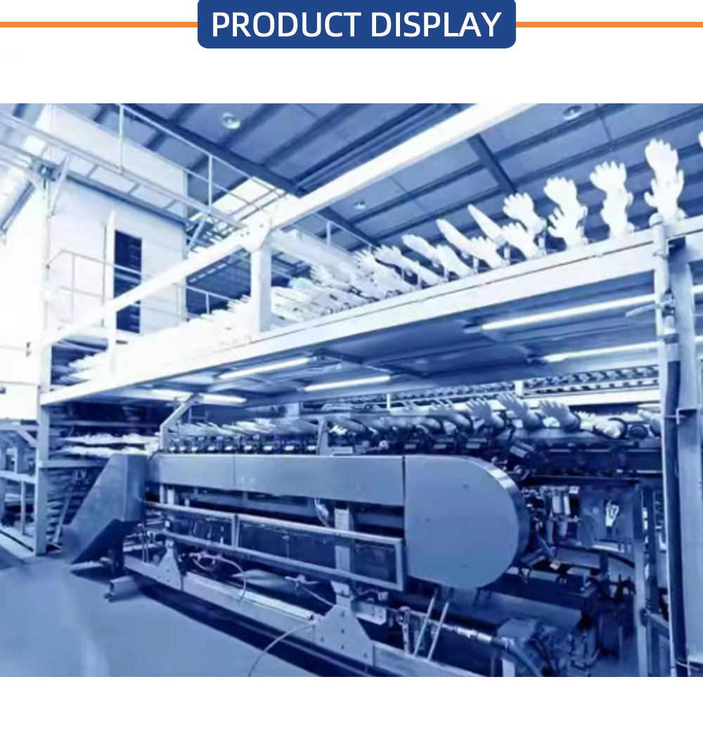 Manufacturing medical disposable nitrile gloves X