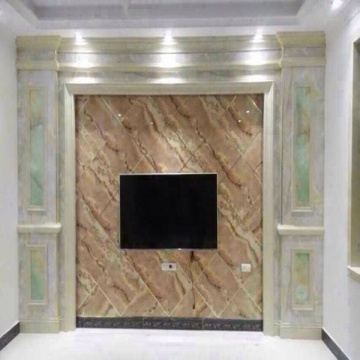 UV Marble PVC Film για πάνελ τοίχου - Υψηλή γυαλιστερή διακόσμηση