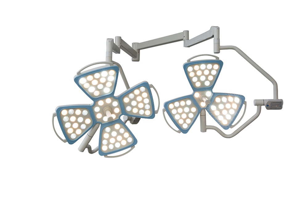 Double dome flower type surgical lamp