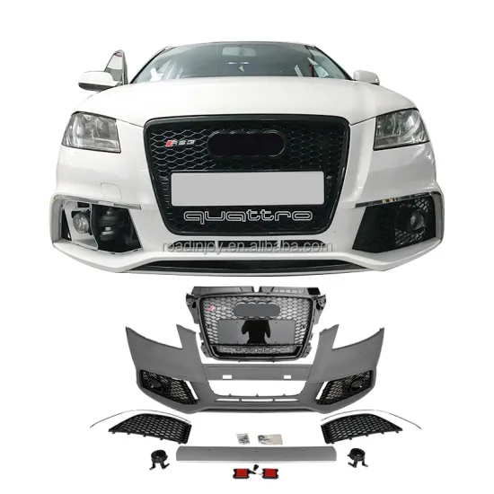RS3 Bodykit for Audi A3 Front Bumper with Honeycomb Mesh Grill - Upgrade for 2008-2011 Models