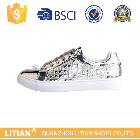 2016 fancy design ladies footwear with printed fabric