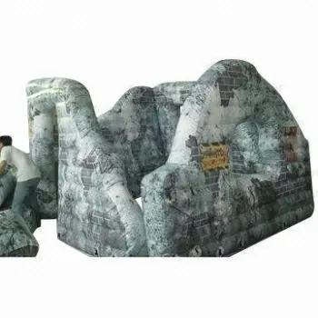 Inflatable bunker, laser tag wall, cost-effective inflatable solution, durable
