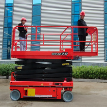 Plate-plate-forme de 1000 kg Small Plateforme Pliage Scissor Lift avec plates-formes d&#39;extension