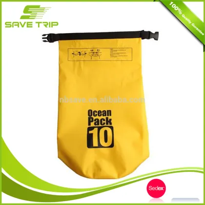 Free sample outdoor sport PVC waterproof swimming bag diving shoulder bag travel dry bags