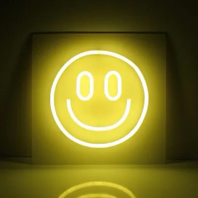 Smile neon sign LED