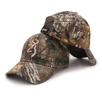 Gorra de camuflaje de gorra de béisbol bordada de estilo caliente