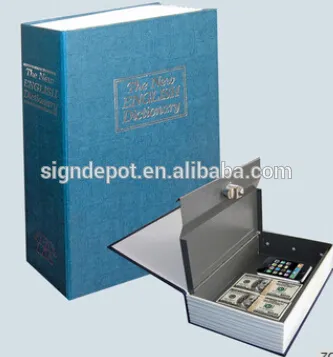 Hidden Secret Diversion English Dictionary Book Safe with Key Lock