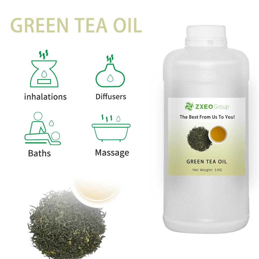 Suprimento a granel 100% de óleo de chá verde puro para o melhor difusor de nota