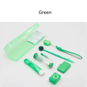Orthodontic Eight piece suit Dental Oral care Toothbrush