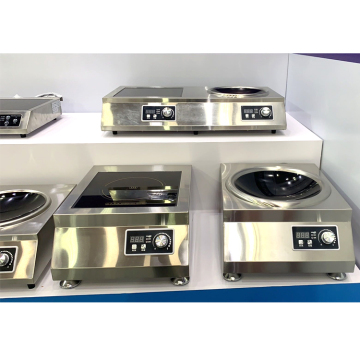 Commercial 5000W Stainless Steel Induction Cooktop for Hotels and Restaurants