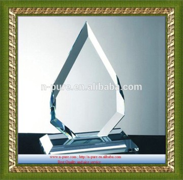 Blank custom made k9 blank crystal award for engraving