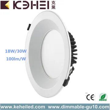 CE RoHS Household White 8 Inch LED Downlights
