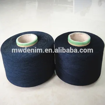 100 cotton ring spun yarn indigo denim yarn