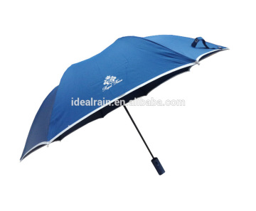 Classical cocktail blue sunshade folding umbrella