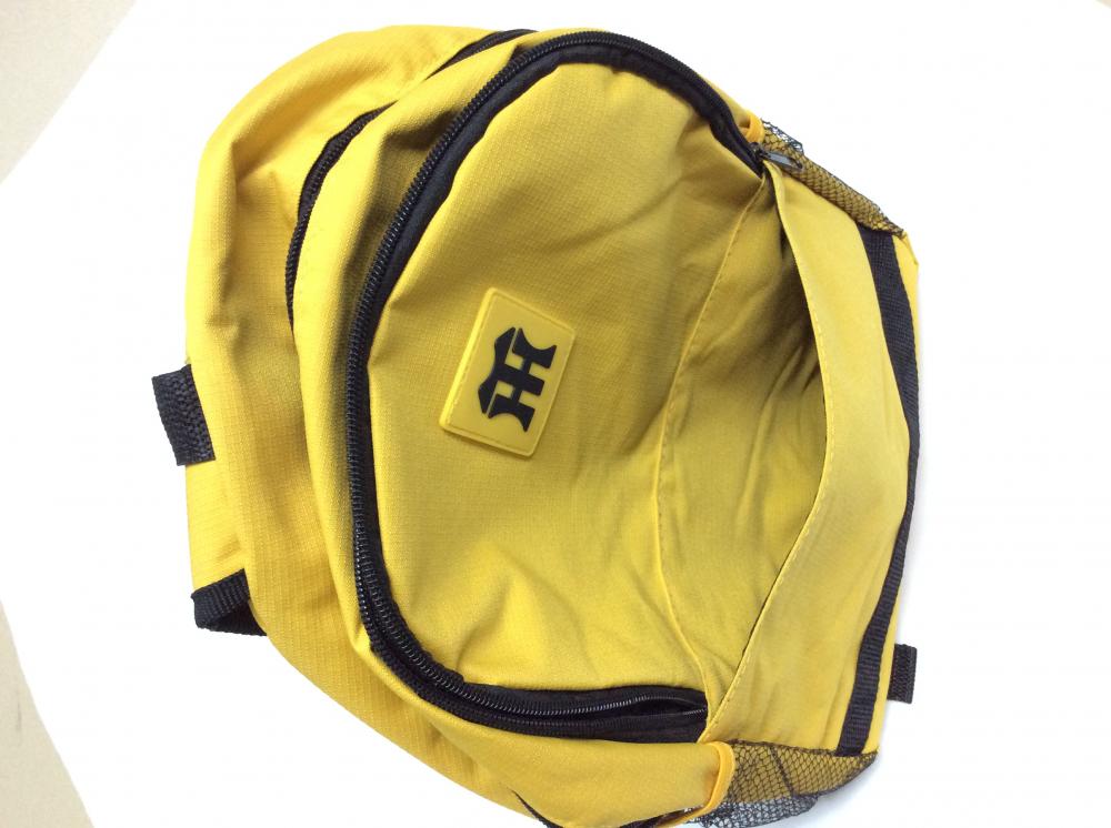 Practical yellow casual backpack