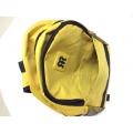 Practical yellow casual backpack