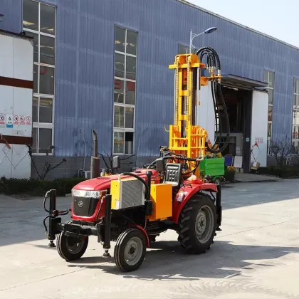 Mini Man Tractor Mounted DTH Water Well Drilling Rig for Sale