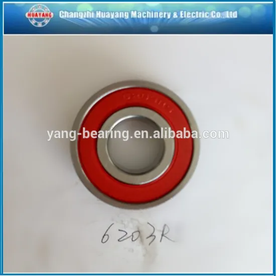Chinese standard ball bearing size deep groove ball bearing 6203 RS