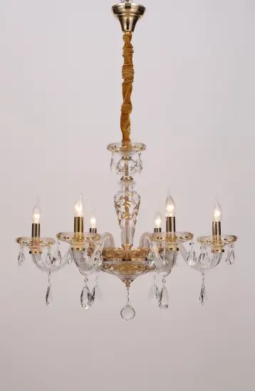European Style Living Room Golden K9 Crystal Chandelier