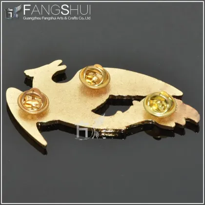 blink phoenix shaped lapel pin