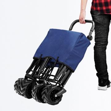 Carrello pieghevole a 4 ruote con tettuccio rimovibile