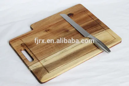 Acacia wooden vegetable cutting board