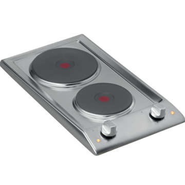 Indesit 2 Zone Electric hobs 30 cm de aço inoxidável