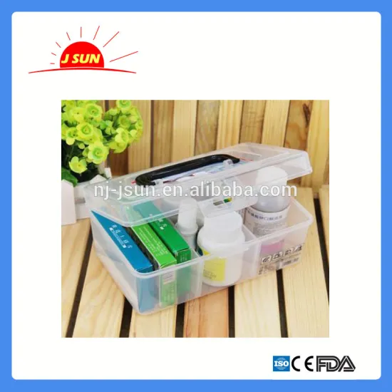 Transparent First Aid Box Plastic PP Box
