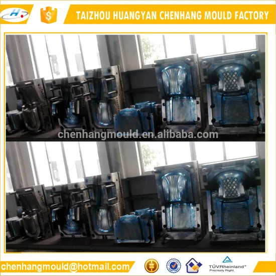 2016 crystal plastic ghost home chair injection mould by Taizhou chair maker