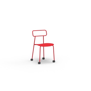 Contemporary Steel Frame Stackable Dining Restaurant Chairs