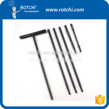 Gun cleaning kit with gun cleaning rods , gun cleaning rod, blacked steel rods
