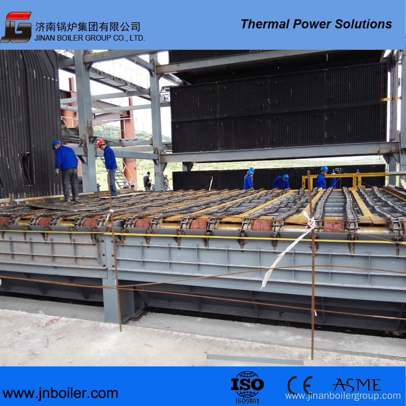 130 T/H Water-Cooling Vibrating Grate Leather Fired Boiler