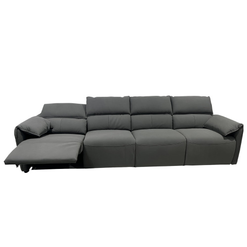 Katil Sofa Kulit Elektrik Mewah untuk Ruang Tamu Vila