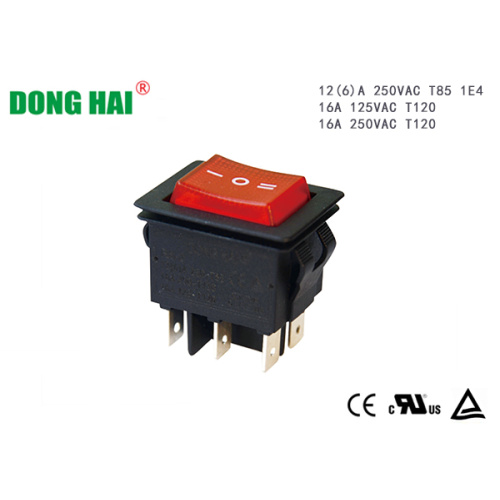 Двойчы кулісны пераключальнік IP55