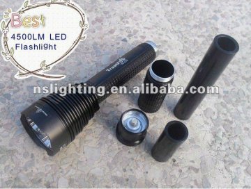 Tactical Torch/T6 LED Flashlight/ LED Flashlight With 18650/26650 batteries
